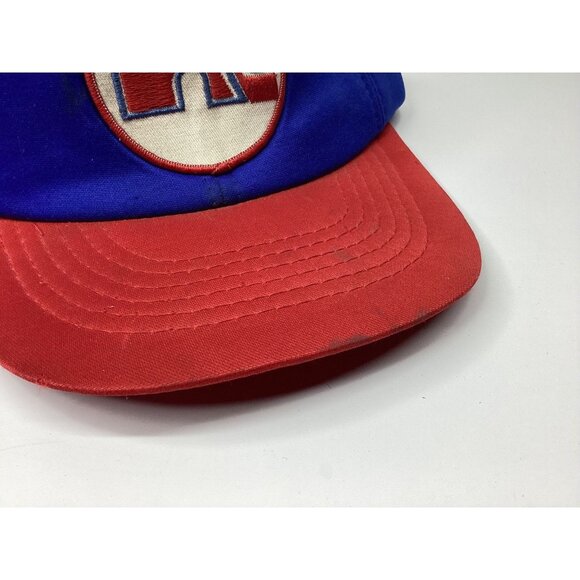 Quebec Nordiques Hat Krystal Cap Snug Adjustable Blue Red NHL Retro - Picture 2 of 6